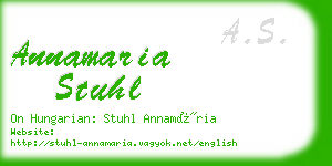 annamaria stuhl business card